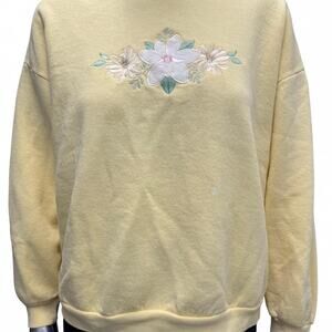 vintage embroidered sweatshirt